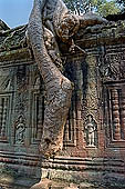 Preah Khan temple - east gopura of the third enclosure, seen from the inner courtyard.